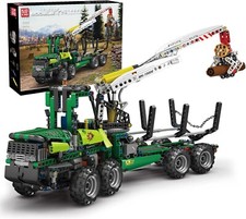 Mould King 19006 Forstmaschine Technik Harvester Klemmbausteine Forsttraktor Kit