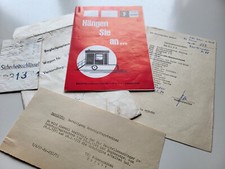 KFZ Anhänger Papiere IFA Einachsanhänger Bauwagen Typ 6 Wohnwagenbau Erfurt 1974