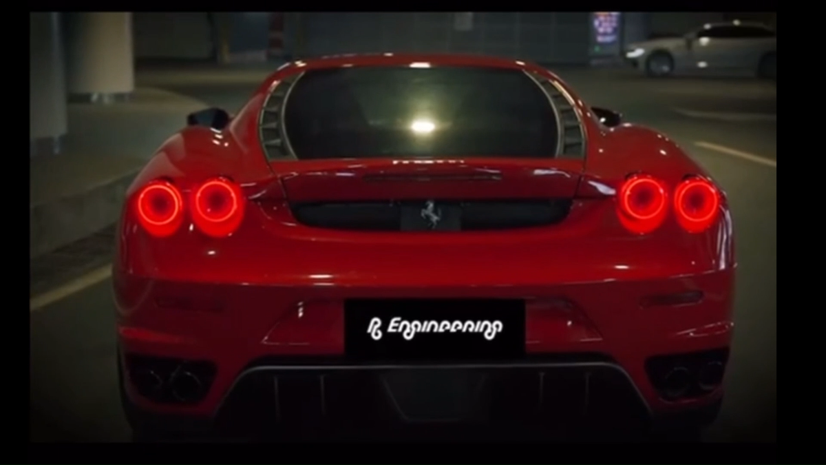 『フェラーリ正規品』Ferrari F430 テールランプ　右側２つ For Ferrari F430 Rear Tail Lamp Assembly Upgrade LED Tail Lamp Kit