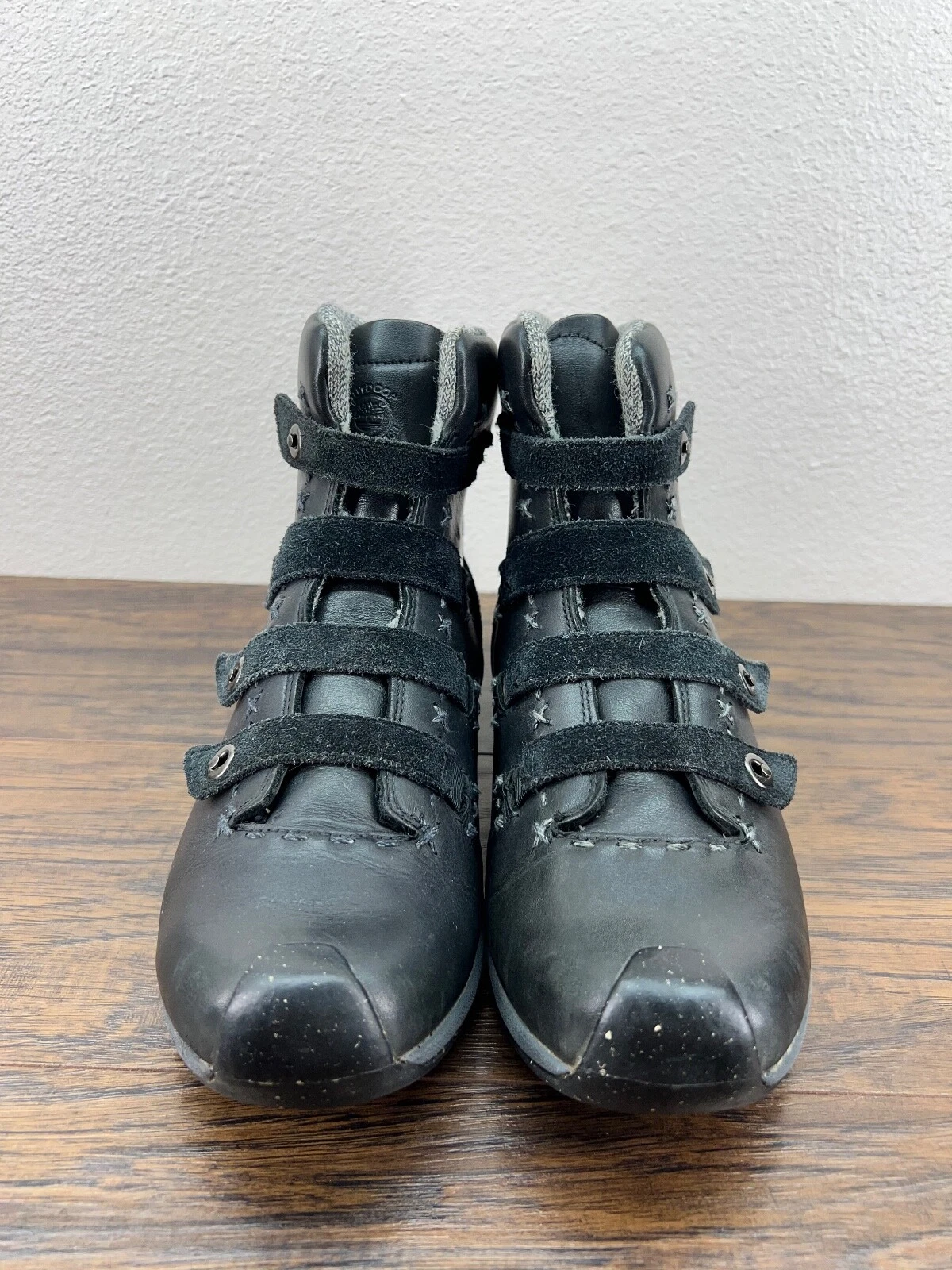 timberland smartwool leather vibram sole boots