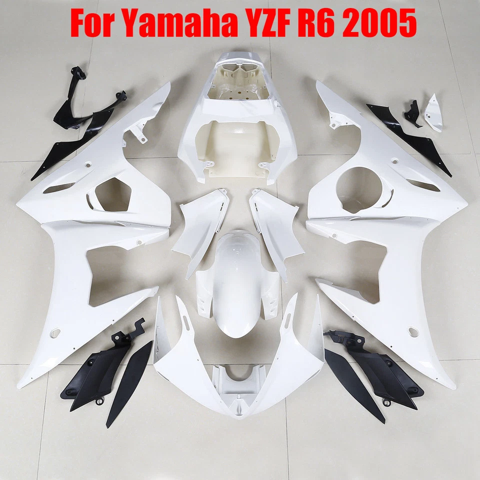 Carenagem sem pintura carroceria para Yamaha YZF R6 1998-2002 2005 2006-2007 2008-2016 - Imagem 2 de 4