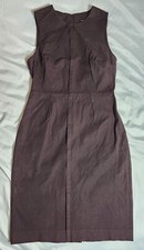 Banana Republic Women's Dress Black Round Neck Size 8 Sleeveless Office or Party