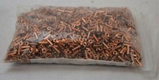 1 lb 6 oz Bag Copper Eyelets Grommets Rivets New
