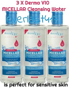derma v10 micellar cleansing water