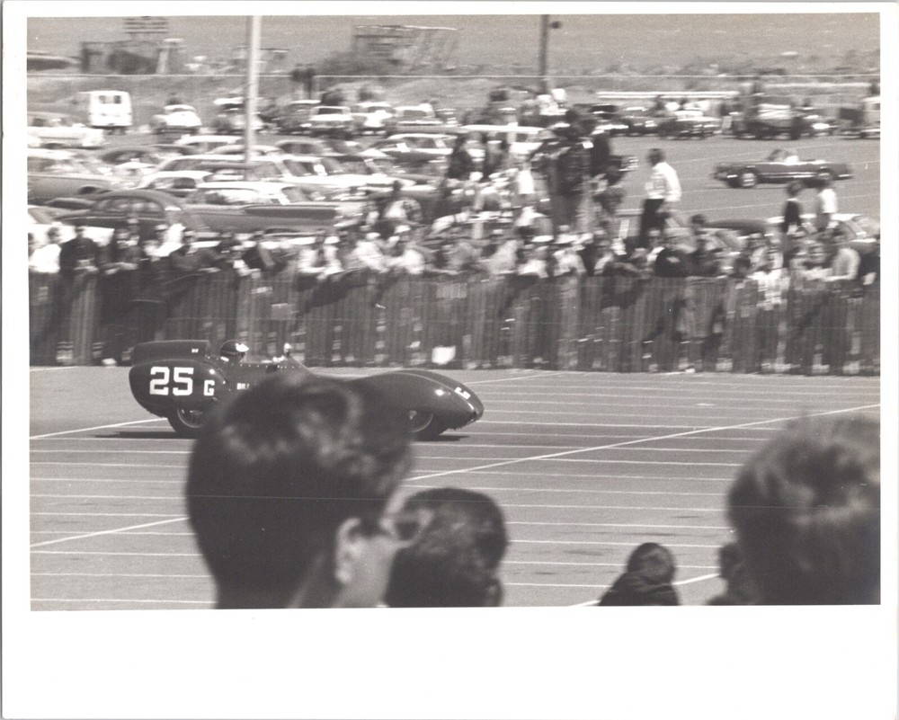 Vintage Photo Auto Racing Candlestick Park #25 Lotus  c. 1963 8x10