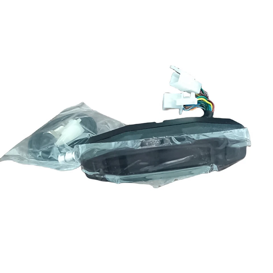 Con Soporte Velocímetro Tacómetro LCD Calibre Digital Moto Odómetro Foto 4 de 4