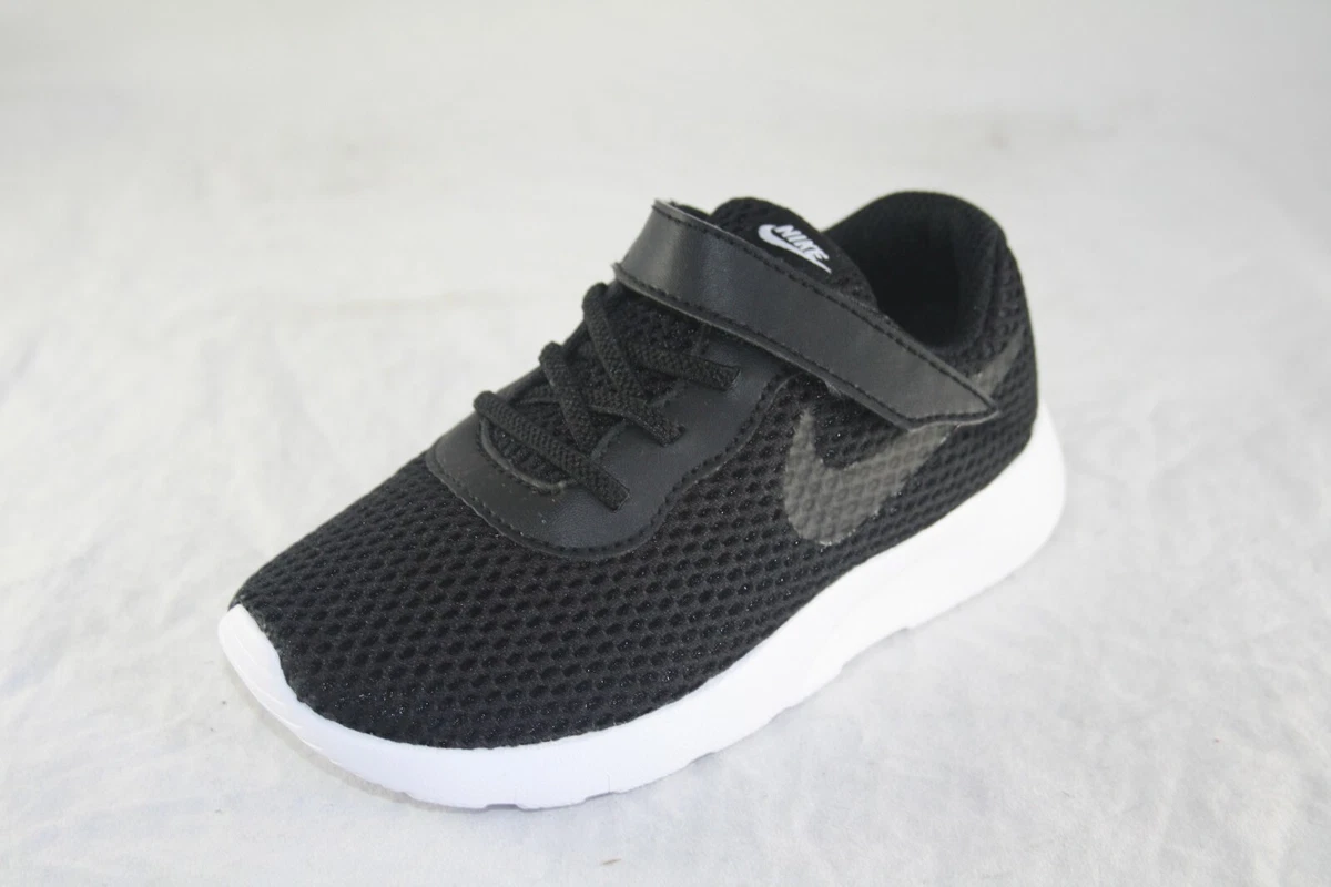 NIKE TANJUN BR TDV 904272 001 BLACK BLACK WHITE eBay