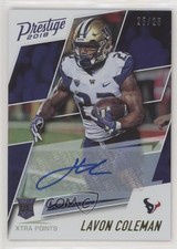 2018 Prestige Rookie Xtra Points Gold Signatures 25/25 Lavon Coleman Auto a0s