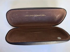 KIRKLAND SIGNATURE Hard Case for Eyewear Eyeglasses Sunglasses Glasses - BLACK