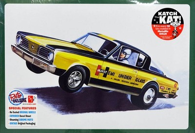 '66 Plymouth Barracuda Hurst Hemi Under Glass 1:25 AMT Model Kit Bausatz AMT1153