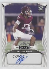 2023 Leaf Draft Auto Jaylon Jones #BA-JJ1 Auto wd7