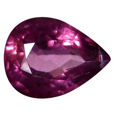 1.50 ct AAA Resplendent Pear Shape 8 x 6 mm Pinkish Red Rhodolite Garnet