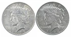 1923 & 1924 & Peace Silver Dollar $1 Bullion Collection Lot *955
