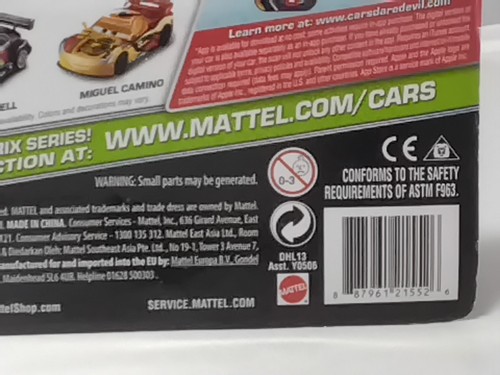 Disney Pixar Cars WGP B. Mustangburger & D. Hobbscapp 2-Pack 1:55 Die-Cast MOC - Picture 7 of 8