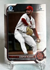 Cooper Hjerpe 2022 Bowman Draft Chrome 1st #BDC-95 St. Louis Cardinals