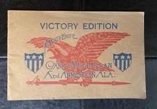 Folleto Souvenir of Camp McClellan and Anniston Ala Edición Victoria Primera Guerra Mundial 1918