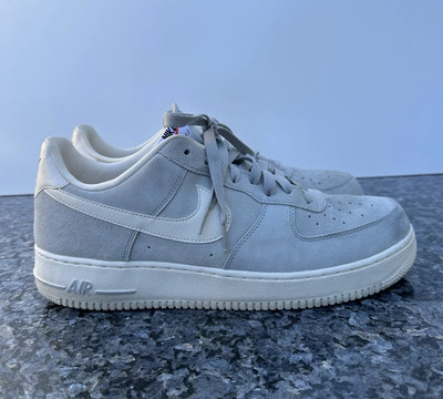 Nike Air Force 1 AF1  82 488298-029 Rare Gray Suede Mens Size 13