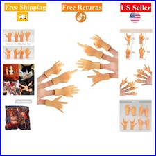 Tiny Hands Mini Finger Puppets 8 Pieces Multi-Style, Kids Adults