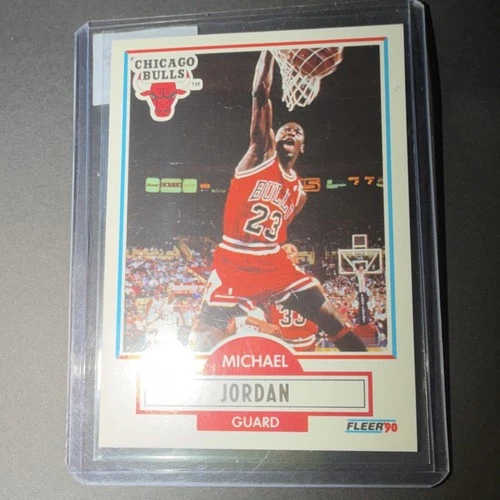 Fleer 1990-91 Michael Jordan #26 Chicago Bulls Base Set Basketball Card