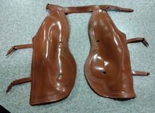 1960's-70's Marx Johnny West Jay Jamie Brown Rubber Chaps Nice Cond Damaged