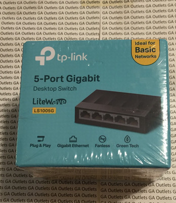 TP-Link LS1005G 5-Port 10/100/1000Mbps Gigabit Ethernet Desktop Switch tp link