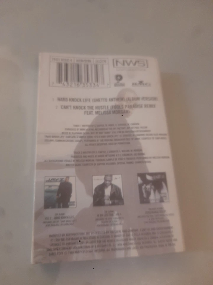 Jay-Z - Hard Knock Life (Ghetto Anthem) - Cassette Tape Single  - Image 3 of 4