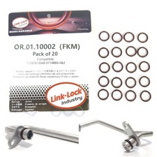 20PCS FKM Turbocharging Pipeline O-Ring 11537...