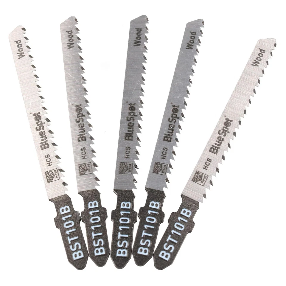 Lames de scie sauteuse avec tige en T pour couper les plastiques en bois 10 TPI - Photo 1/1