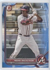 2022 Bowman Prospects Blue Pattern Border 70/125 Mahki Backstrom #BP-121 0bg8