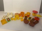 Large Lot of Vintage Fisher Price Little People and Accessories 33 Pieces