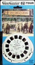 San Diego Zoo Set 2 3d View-Master 3 Reel Packet
