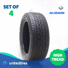Set Of 4 Used 27555r20 Falken Wildpeak At3w A 113t - 9.5-11.532 1bn07