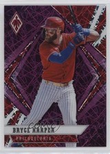 2021 Panini Chronicles Phoenix Purple Velocity Bryce Harper #10 1d4e
