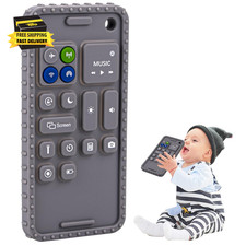 Baby Phone Teething Toys for Babies 0-3, 0-6, 6-12 Months Soft Silicone Cell P