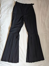 Jean Paul Gaultier Femme Pleated Pants Size 40 M Black Used From Japan