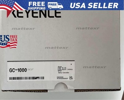 New Keyence GC-1000 Industrial Safety Controller Ethernet LCD
