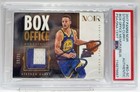 2017 Panini Noir Stephen Curry Box Office Memorbillia Patch Auto /25 PSA/DNA