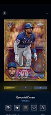 Topps Bunt Gilded 23 Ezequiel Duran Ray Wave Legendary DIGITAL