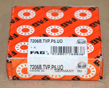 FAG Kugellager 7206B.TVP.P5.UO Schr&auml;gkugellager 1ST&Uuml;CK Neu/unbenutzt