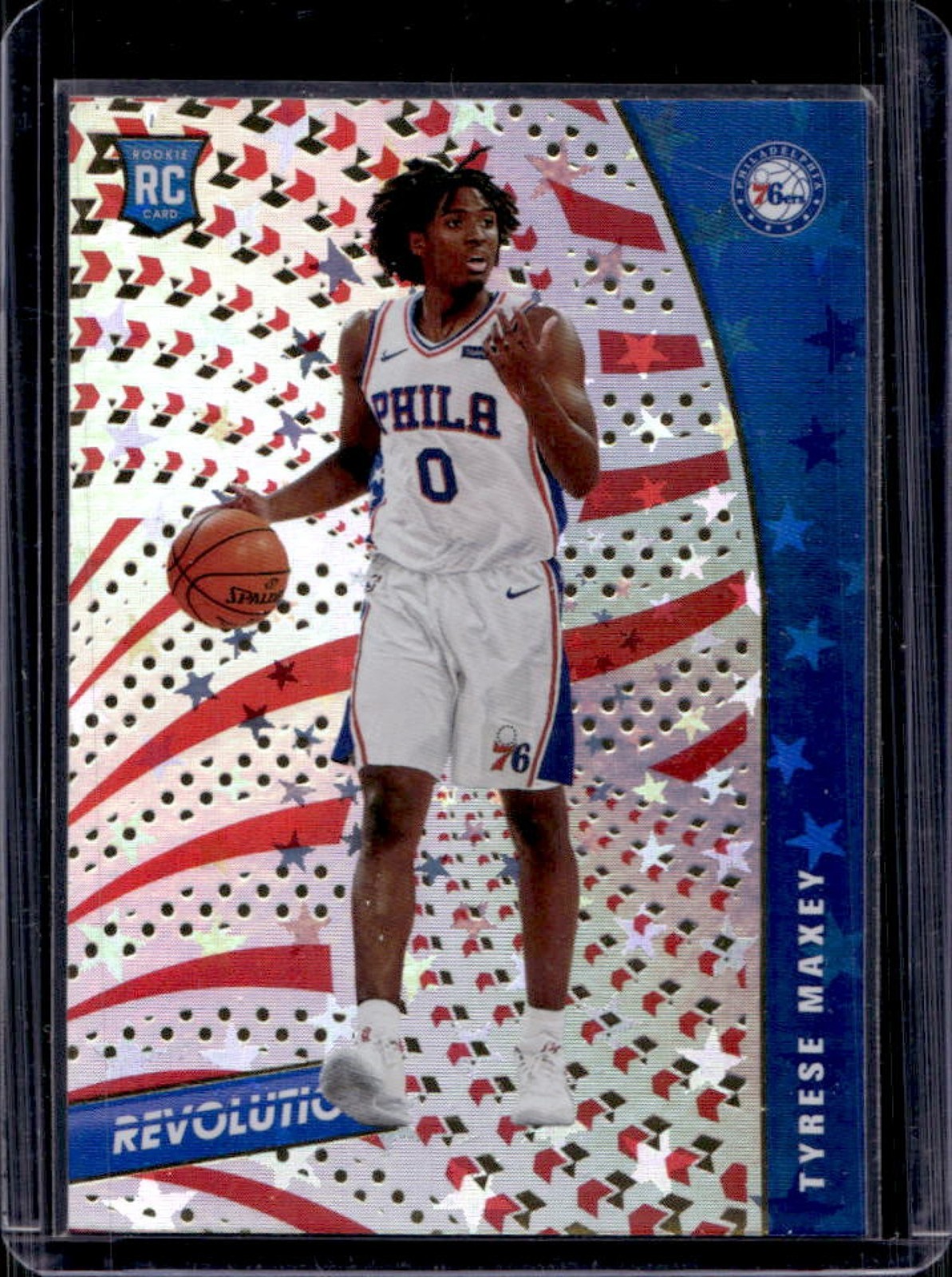 2020-21 Panini Revolution Tyrese Maxey RC Astro Rookie #148 76ers