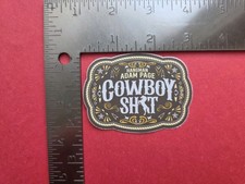 Hangman Adam Page Cowboy Sh*t Belt Buckle Sticker Pro Wrestling All Elite Crate