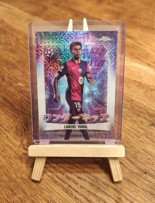2024-25 Topps Chrome UEFA Lamine Yamal #WK-5 Wonderkids Japan Mojo Selten Rare