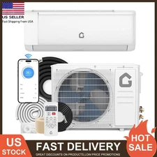 9000 BTU Mini Split Air Conditioner Heater 18.5 SEER Energy-Efficient Inverter