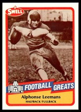 1989 SWELL GREATS TUFFY LEEMANS NEW YORK GIANTS #97
