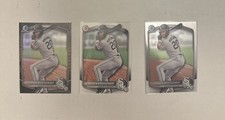 Braden Montgomery Chicago White Sox card lot bowman reptilian