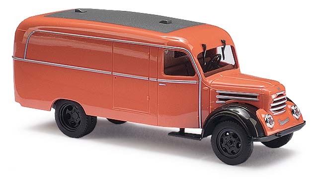 Busch 51800 - 1/87 / H0 Robur Garant K 30 Van - Orange - New