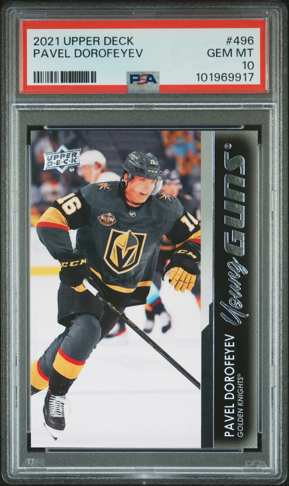 2021-2022 Upper Deck Pavel Dorofeyev #496 Young Guns PSA 10
