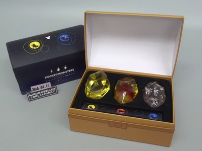 Pokemon Evolution Stone Candy Box Set fire Water Lightning Premium