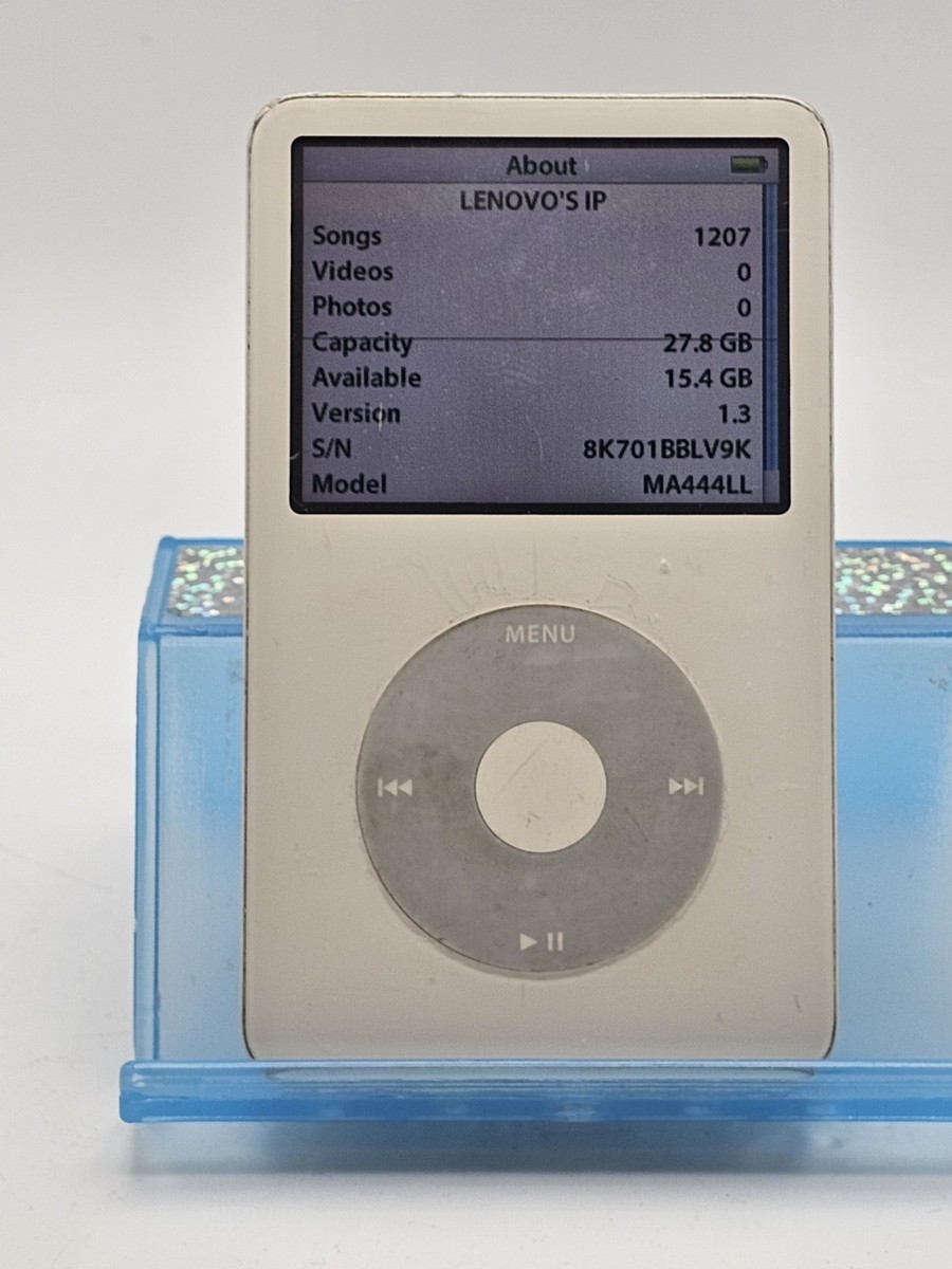 iPod Classic 第５世代 80GB ホワイト A1136 ドック付他 Apple iPod Classic A1136 5th Generation 30GB White Tested E15 | eBay