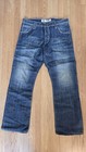 EUC Y2K Skater ARTFUL DODGER JEANS Baggy Denim  Sz 36 JNCO Leather Pocket  — photo 1